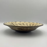 Yellow Brush Flower Plate, 8 inch [Old 123]
