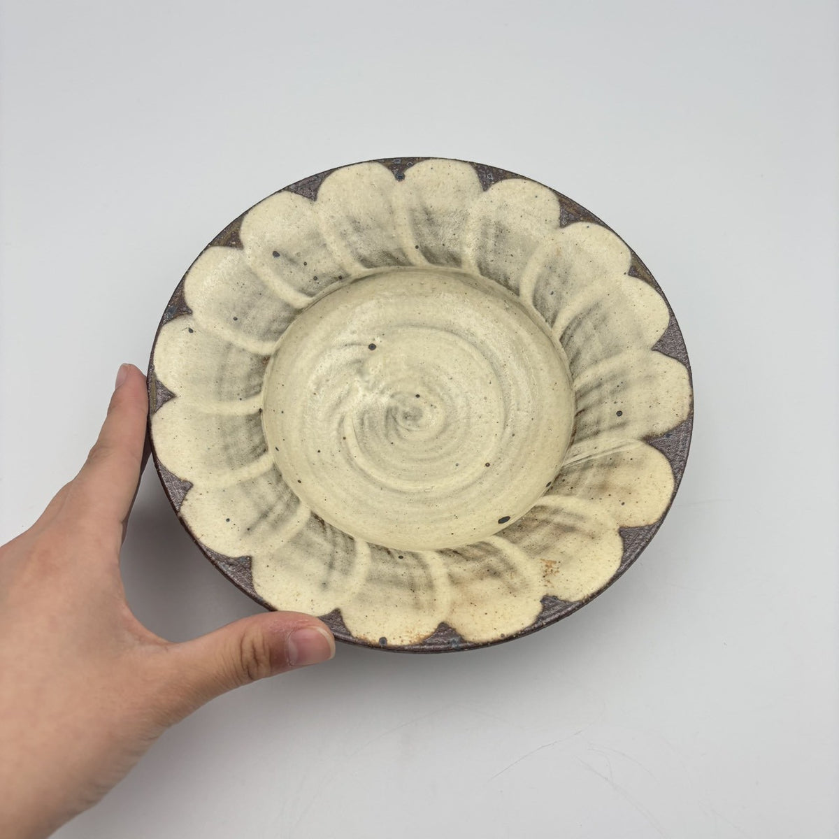 黄刷毛 花浅鉢 6寸｜古谷製陶所（信楽） – nokaze｜陶器、和食器