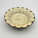 黄刷毛　花浅鉢　6寸【古124】