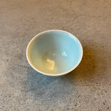 青白磁しのぎ　飯碗・中【小林哲也15-2】