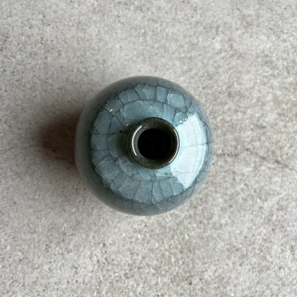 青瓷　花器【154】