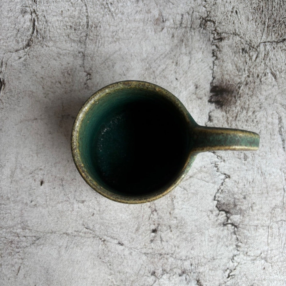 上手マグ 青C｜作家 藤原純（信楽焼） – nokaze｜陶器、和食器、うつわ