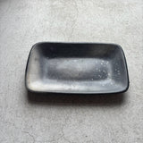 Carbonized grilled square bowl