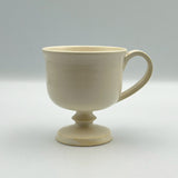 玉脚コーヒーカップ　白【yoshida pottery1】