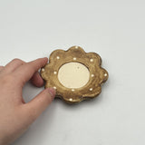 Flower-rimmed small plate [Sheep's Crafts 1a]