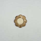 Flower-rimmed small plate [Sheep's Crafts 1a]