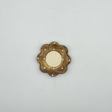 Flower-rimmed small plate [Sheep's Crafts 1a]