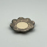 Flower-rimmed small plate [Sheep's Crafts 1b]
