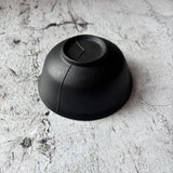 作家　飛松灯器　茶碗　黒