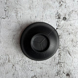 作家　飛松灯器　茶碗　黒