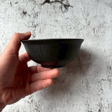 作家　飛松灯器　茶碗　黒