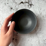 作家　飛松灯器　茶碗　黒
