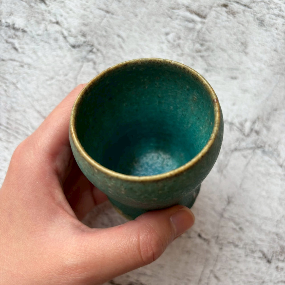 湯呑み S 青 ｜作家 藤原純（信楽焼） – nokaze｜陶器、和食器、うつわ