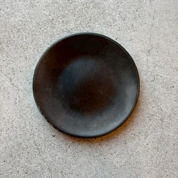 炭化焼き締め　５寸皿【石川2a】