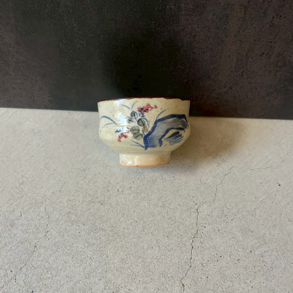 絵付盃（花）｜TATA Pottery