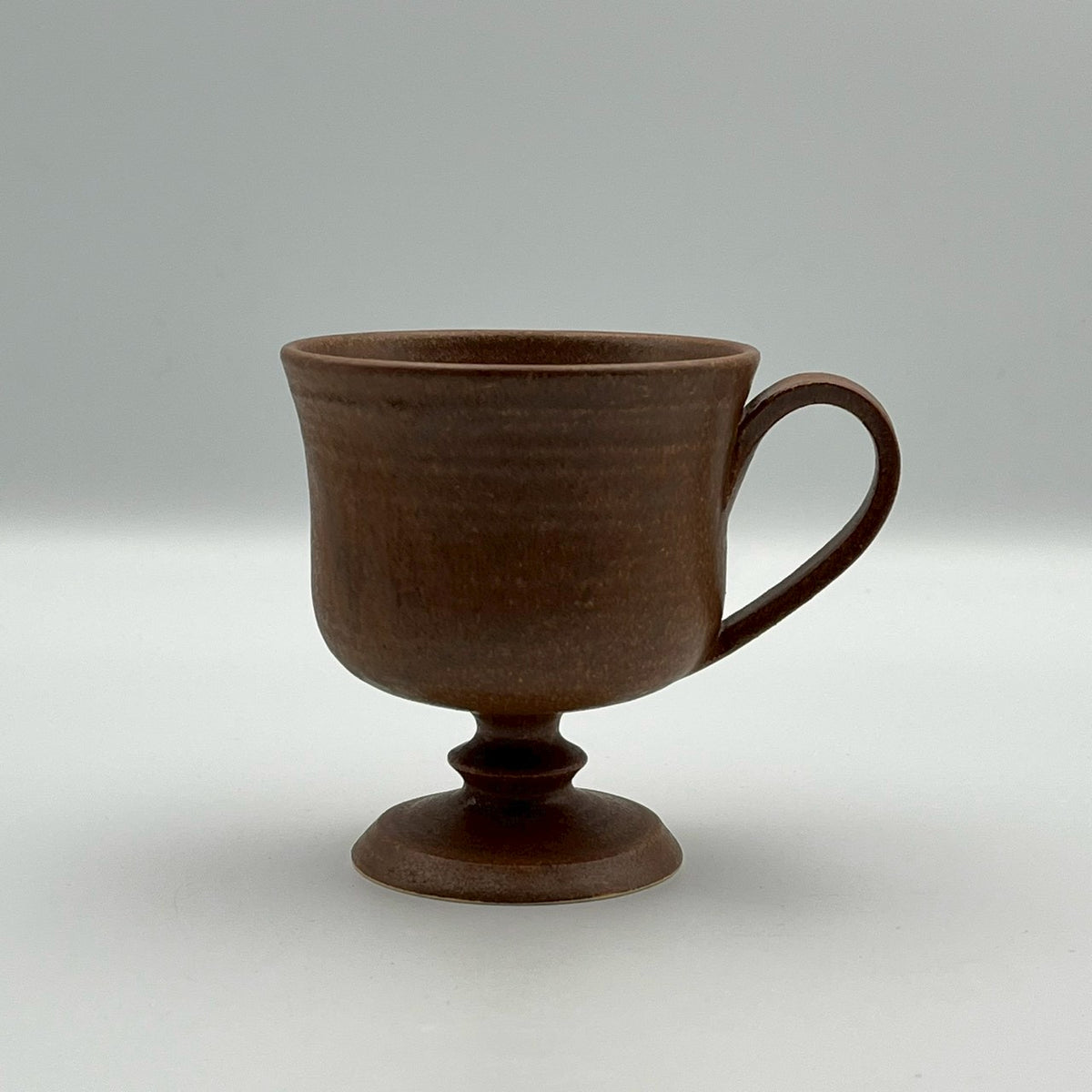 玉脚コーヒーカップ 茶｜yoshida pottery – nokaze｜陶器、和食器