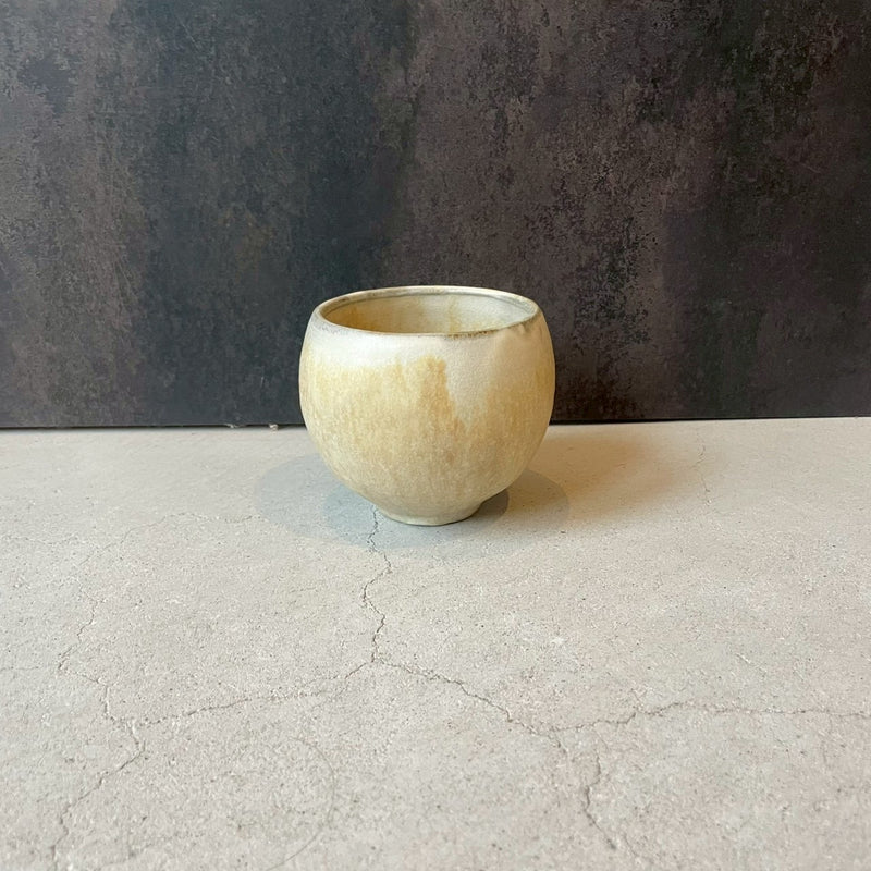 灰釉丸湯呑み【石井4】