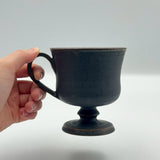Black iron Tamaashi coffee cup [yoshida pottery4]
