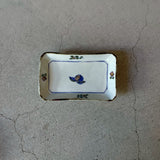隅切長角皿（桃）｜TATA Pottery