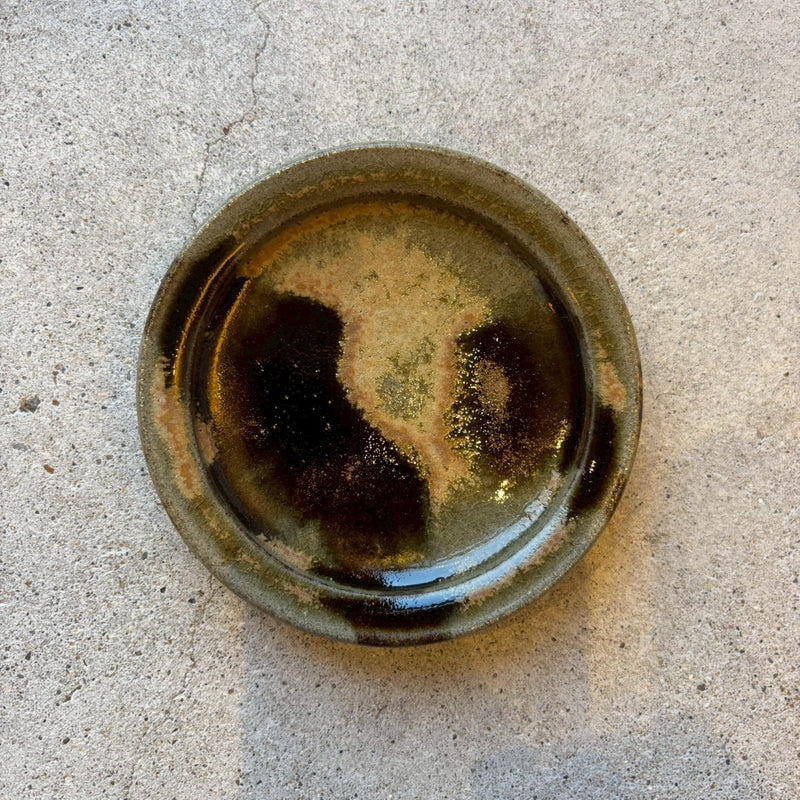 灰釉小皿【石井6b】