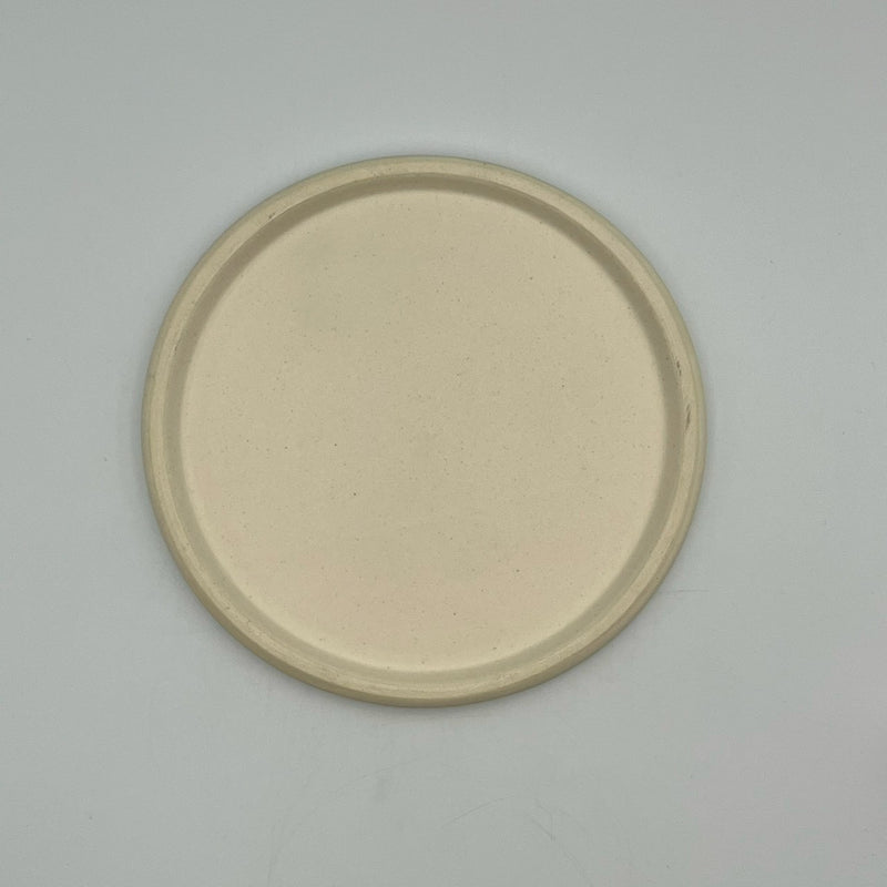 nagi plate マット白｜yoshida pottery – nokaze｜陶器、和食器