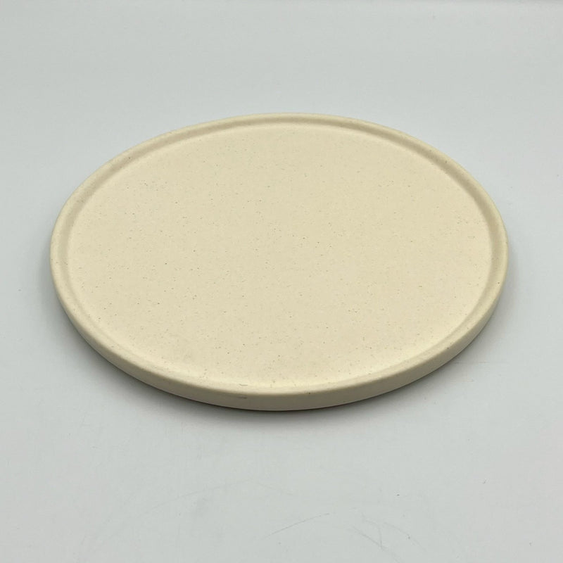 nagi plate マット白｜yoshida pottery – nokaze｜陶器、和食器