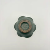 Grey-glazed fluted pedestal bowl [Old 71]
