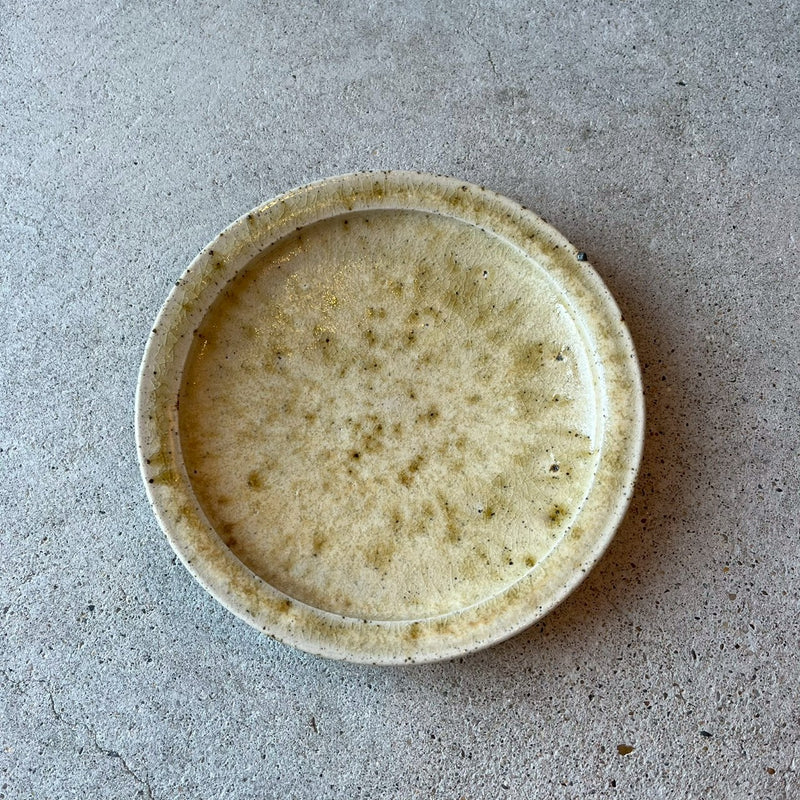 灰釉５寸皿【石井7】