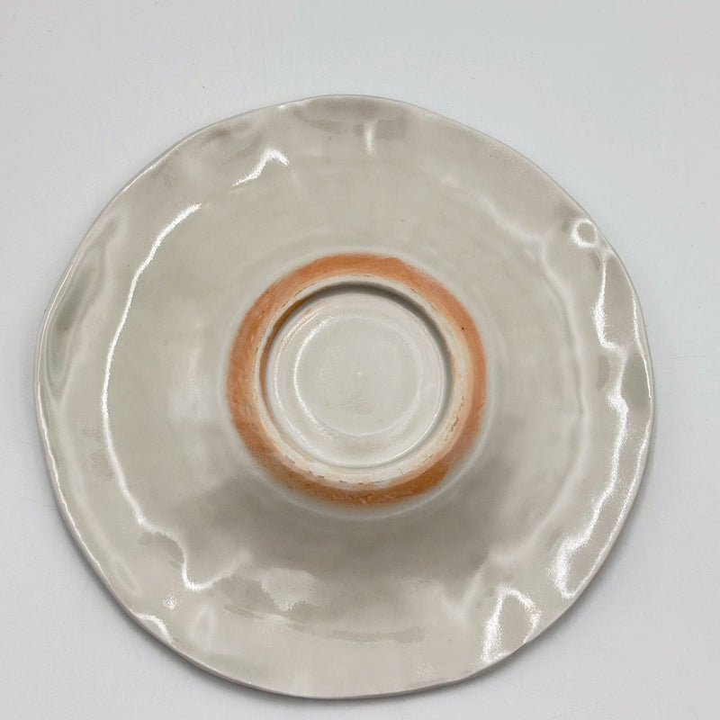 灰青釉 蓮の葉6寸皿｜jiucasca 前田 麻美 – nokaze｜陶器、和食器