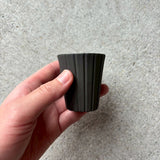 Artist Tobimatsu lantern shaved cup SS / Taiwanese tea cup / white