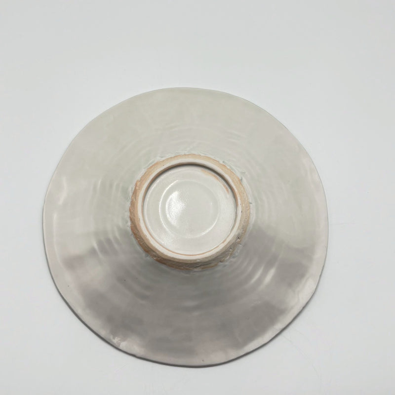 灰青釉 蓮の葉8寸皿｜jiucasca 前田 麻美 – nokaze｜陶器、和食器