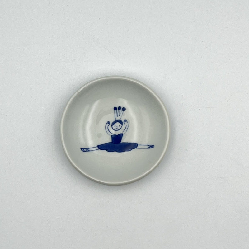 バレリーナ 丸小皿｜砥部焼 森陶房 – nokaze｜陶器、和食器、うつわの通販