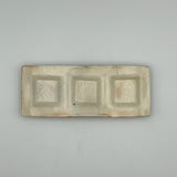 鉄散　押型長皿　(三つ押)【古谷No.20】