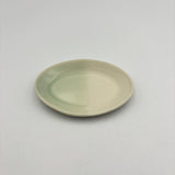 豆オーバル皿white x mint 【kaji12】