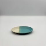 豆オーバル皿white x blue【kaji22-1】