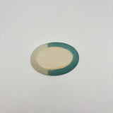 豆オーバル皿white x blue【kaji22-1】