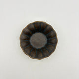 深花碟，小号，锈釉 | 古屋陶器（信乐烧）[Furu54]