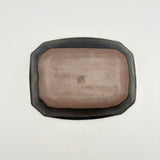 Small octagonal bowl with rust glaze | Furuya Pottery (Shigaraki ware) [Furu40]