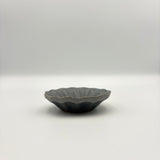 Deep flower dish, small, gray glaze | Furuya Pottery (Shigaraki ware) [Furu20]