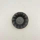 Deep flower dish, small, gray glaze | Furuya Pottery (Shigaraki ware) [Furu20]