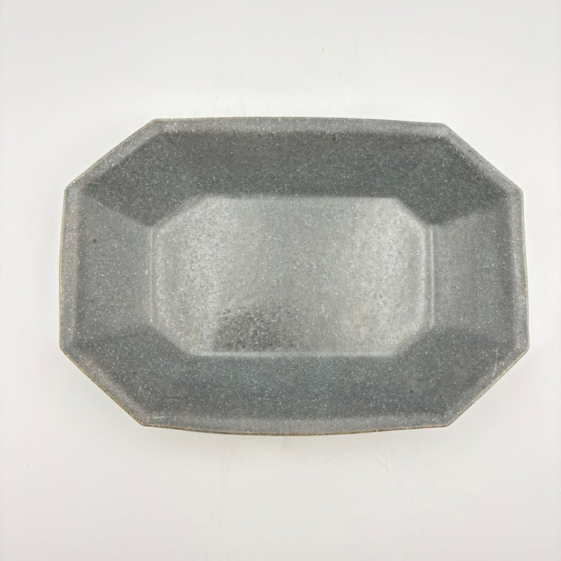 八角鉢 大 グレー釉｜古谷製陶所（信楽焼 陶器） – nokaze｜陶器、和