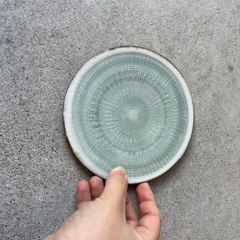 とびカンナプレート（14cm）水色【TN1d】