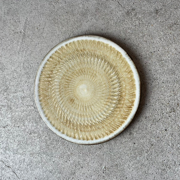 とびカンナプレート（14cm）黄色【TN3c】