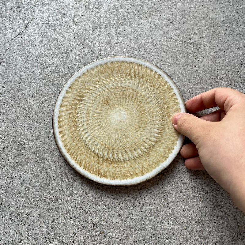 とびカンナプレート（14cm）黄色【TN3c】