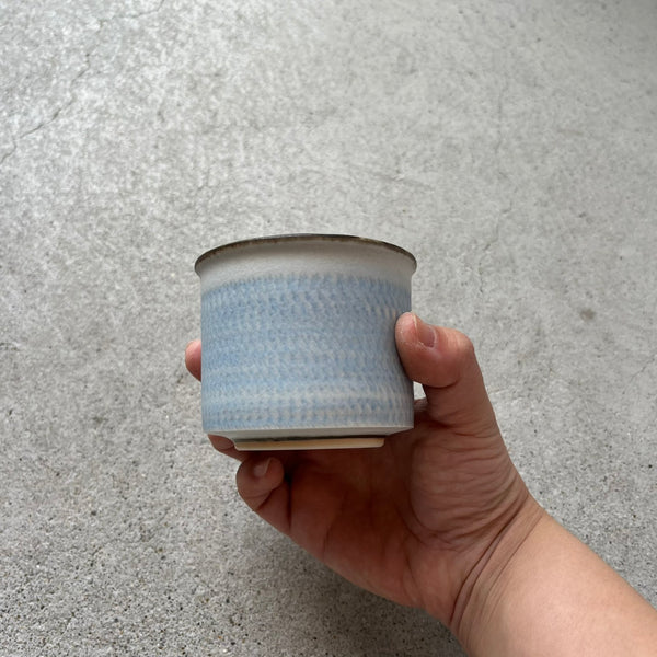 色のうつわ ゆのみ（汲出し）水色【TN4a】