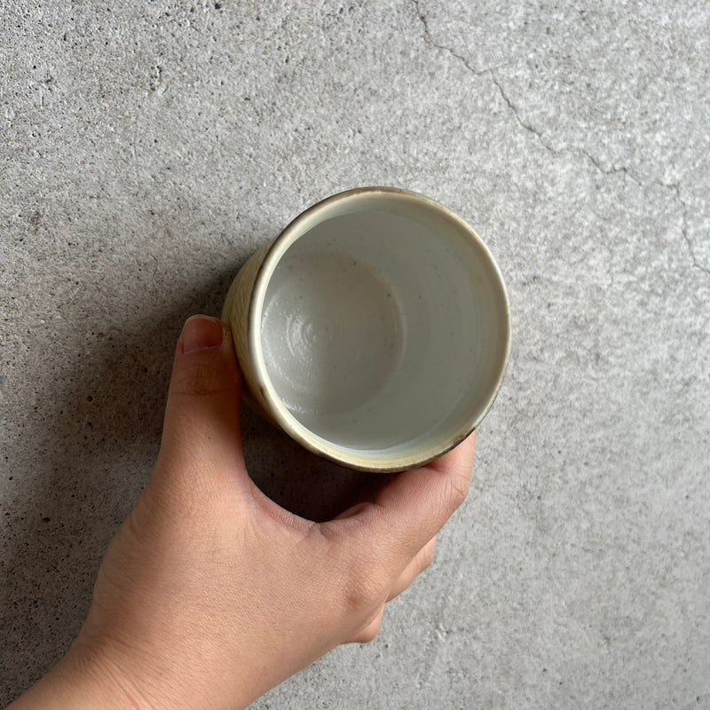 色のうつわ ゆのみ（汲出し）黄色【TN4c】