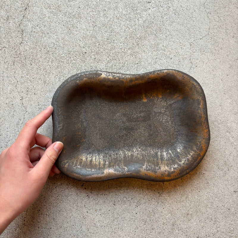 ながオド鉢　L　Mn【FS18a】