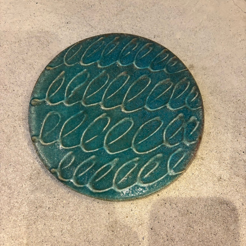 フラットプレート　６寸　青【FJ22】