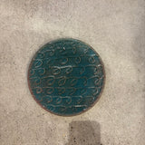 フラットプレート　７寸　青【FJ21】