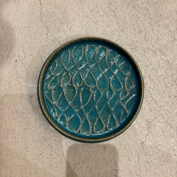 浅ボウル切立　6寸　青【FJ24a】